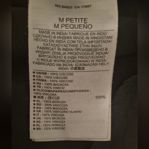 Banana Republic Black Casual Dress with Relaxed Fit - Picture 4 of 5